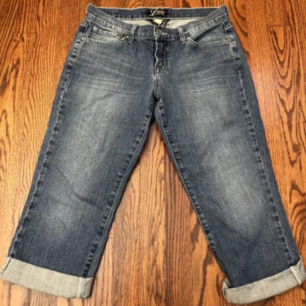 Lucky Brand Womens 8 / 29 Classic Rider Crop Capri Jeans by Gene Montesa…